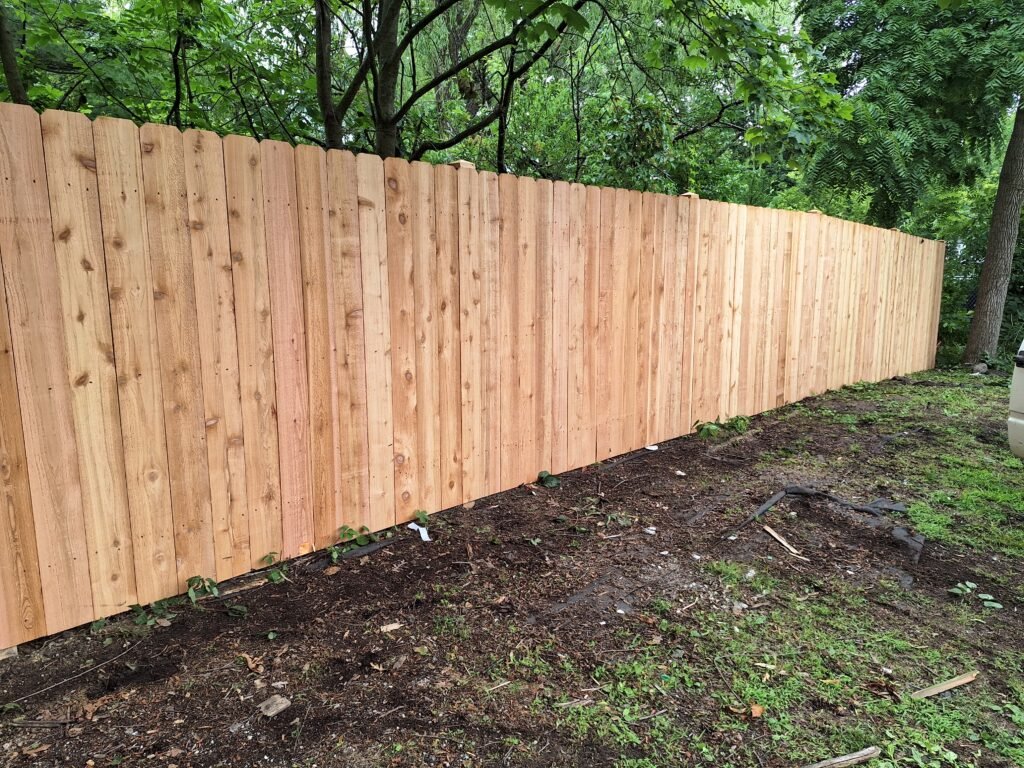 6_FT SOLID DOG EAR (CEDAR) FENCE