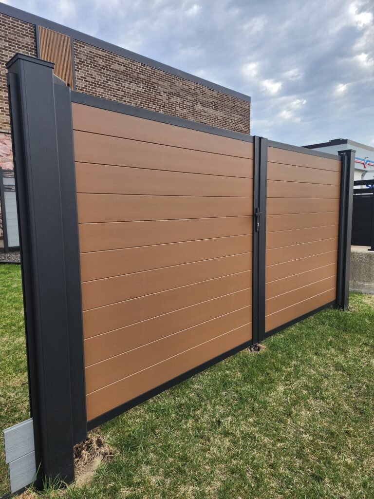 Composite gate fencing gleview